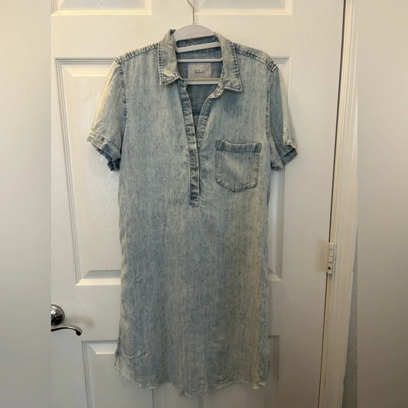 Rails Valerie Raw Hem Shirtdress - Sz s - Picture 4 of 8
